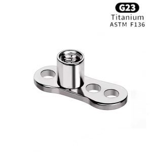 ASTM F136 Titanium Piercing Internally Threaded Anchor JX-maodian-017