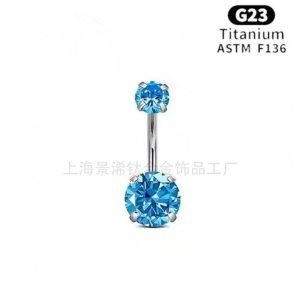 ASTM F136 G23 Titaniumg Piercing Jewelry Internal Thread JX-DQ-007