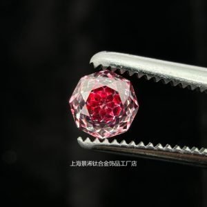 Piercing Jewelry Accessories 6MM-8MM F136 Titanium Cartilage Stud Earrings Hypoallergenic Stud Rose Stud Earrings JX-TXMG