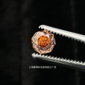 Piercing Jewelry Accessories 6MM-8MM F136 Titanium Cartilage Stud Earrings Hypoallergenic Stud Rose Stud Earrings JX-TXMG