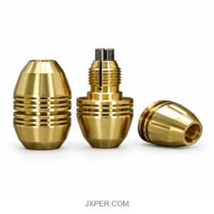 Olive-Shaped Copper Tattoo Grip